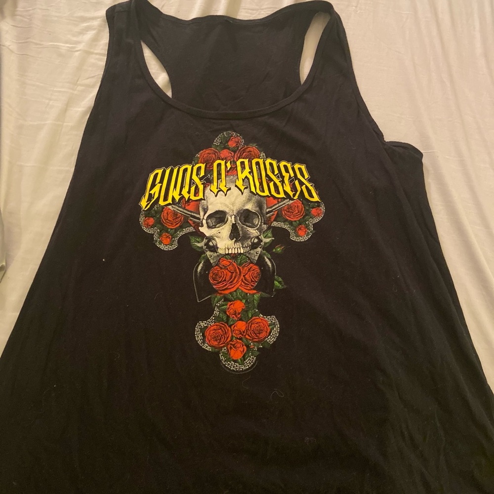 Black Guns N Roses tank